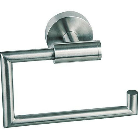 Derouleur WC Axial sans couvercle, inox mat avec fixation (1/2)