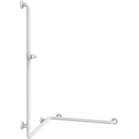Douchette avec barre de douche couleur : blanc 19 763x400x1158mm/fixation incluse (1/3)