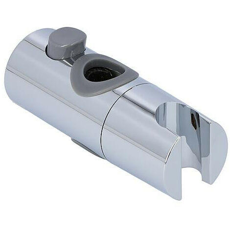 Glisseur de douchette plastique chrome diam. 18 mm (1/3)