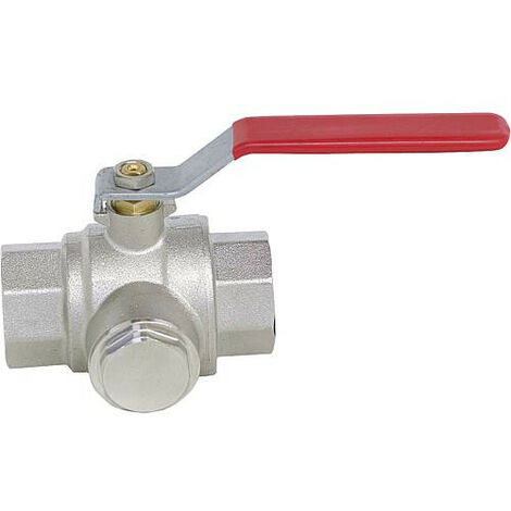 Banyo – Vanne à boisseau sphérique 1/2" PN 16 – Filtre inox – Femelle/femelle – Pression max 16 bar – Plage température -20°C à +150°C