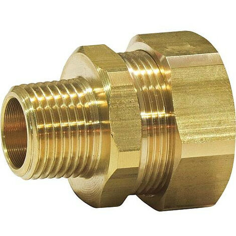 Quick Fix Pro raccord fileté male DN20 x 1" - laiton pour flexible ondulé (1/4)