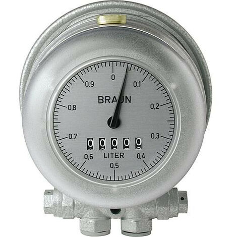 Braun compteur fioul HZ 3 0,18-12 l/h version étalonnée raccord DN8 (1/4") (1/2)