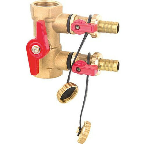 Unité de rinçage et remplissage DN 20 3/4'' femelle 2xvannesKFE 1/2"" (1/2)