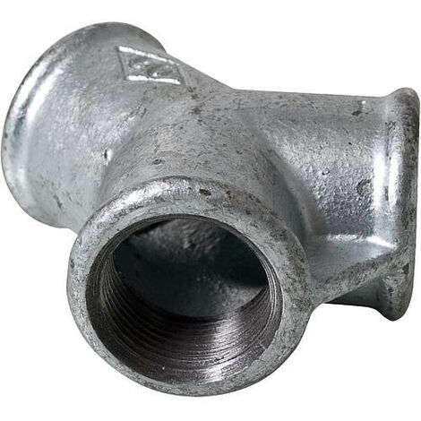 Raccord en fonte malleable galva Nr.220 repartiteur en Y diam. 1/2"
