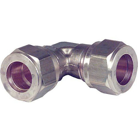 Bague de serrage a vis en laiton Coude 15x15 WG809 (1/2)