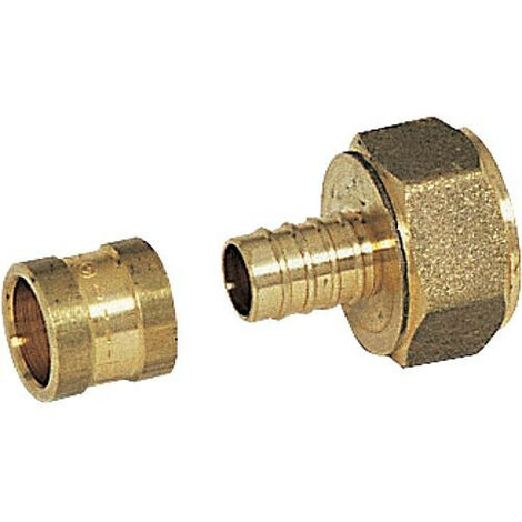 Raccord pour tubes P.E.R. a glissement femelle fixe DN 12 - F 1/2 (1/2)