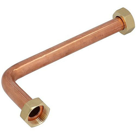 Banyo – Tube cuivre 15mm – Sortie avec 2 écrous tournants – Compatible Easyflow Fresh 1 et 4 HE – Installation pro recommandée - avec2