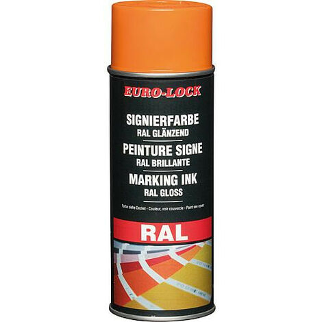 Spray couleur RAL 2009 orange brillant, 400 ml (1/5)
