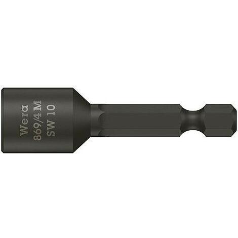 Douille WERA 6 pans avec aimant, SW 9,0 Longueur 65mm (1/2)