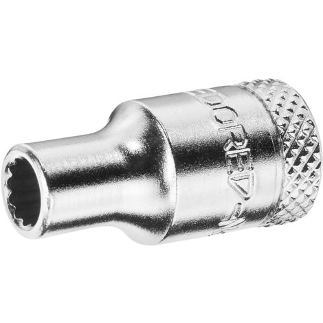 Douille GEDORE 1/4", 12-pans, court, SW 13,0 mm longueur 25 mm (1/5)