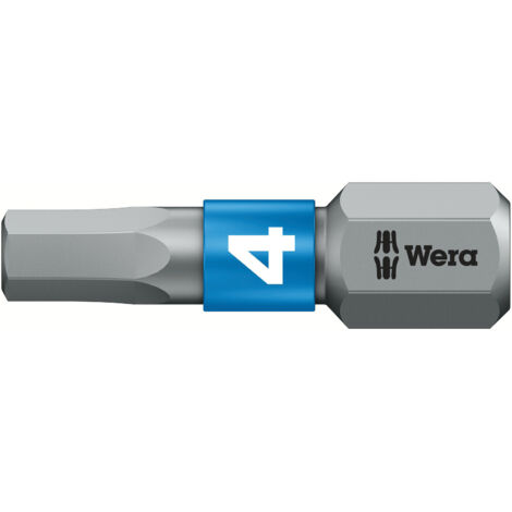 Embout WERA six pans creux Hex-Plus, BiTorsion 4,0x25mm (1/5)