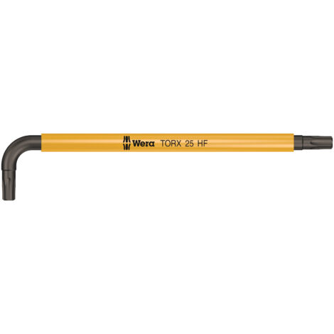 Cle male coudee WERA BlackLaser TORX T25 avec fonction de retenue (1/5)