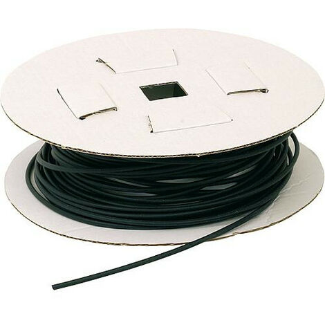 Gaine Thermorétractable Maclean 5m - 6mm Diamètre, Noir - Protection Câbles Électriques
