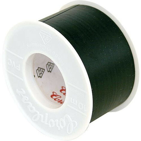 Ruban isolant pour l'electricite noir largeur 30 mm longueur 25 metres (1/4)