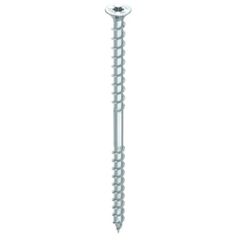 Vis HECO-Topix-Plus Therm - Ø10x420mm - Tête Fraisée à poches de fraisage - Filetage sous tête - T40 - Boite de 25 - 61606 (1/4)