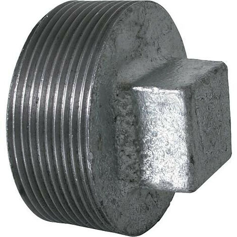 Raccord en fonte malleable galva Nr.291 cache-vis sans bord diam. 3" (1/3)