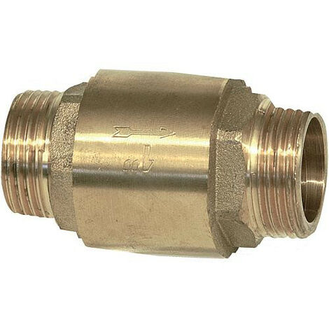 Soupape de retenue en laiton avec fil mâle 3/4" X mâle 3/4" Type 8 (1/2)