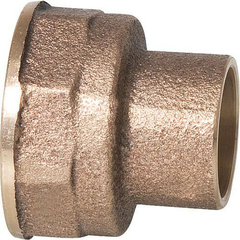 Raccord a souder en laiton rouge 54-R 11/2" WG906 (1/2)