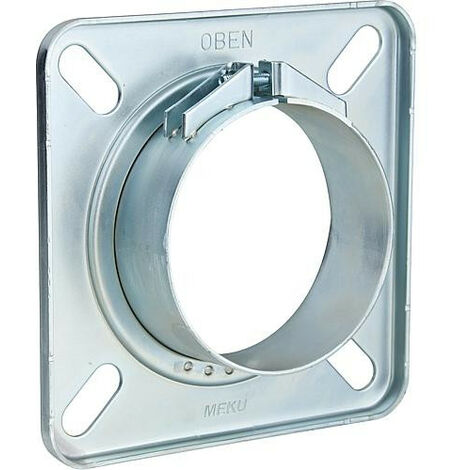 Danfoss – Bride de brûleur Meku pour tube de flamme 80 mm – Solution de chauffage fiable – Conçue pour petits brûleurs courants