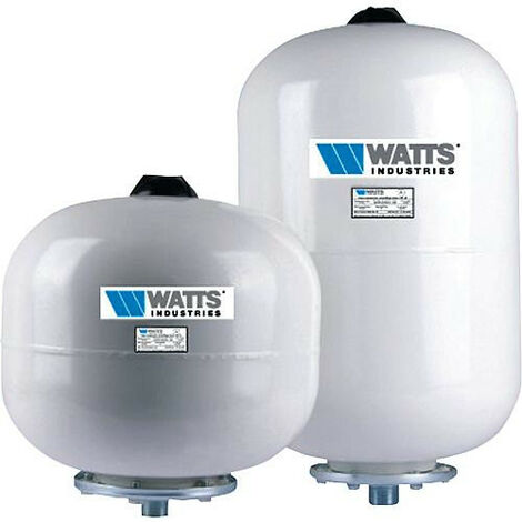 Watts:vase d expansion sanitaire Capac.8litres-Raccord M3/4"-Diam 200mm Hauteur 280mm. Pregonflage a 3 bar