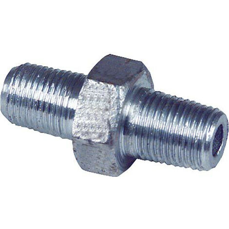 Nipple double 6 pans V4A 1/2" EF 280 filet male/male