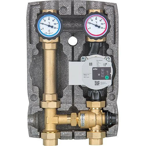 Kit Circuit de chauffage Easyflow regulateur de valeur fixe 35-60°C Wilo Para 25/6SC (1/4)