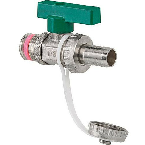KFE Robinet a boisseau spherique DN15(1/2"), auto-etanche, passage, DVGW certification (1/2)