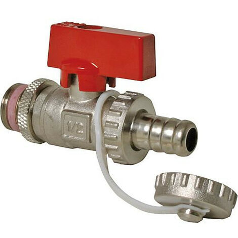 Robinet à boisseau sphérique KFE avec levier, R1/2" nickele modèle lourd (1/2)