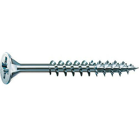 Vis a tete fraisée SPAX® WIROX® cruciforme filetage partiel diam. 4,0 x 50 mm, UE   500 pieces