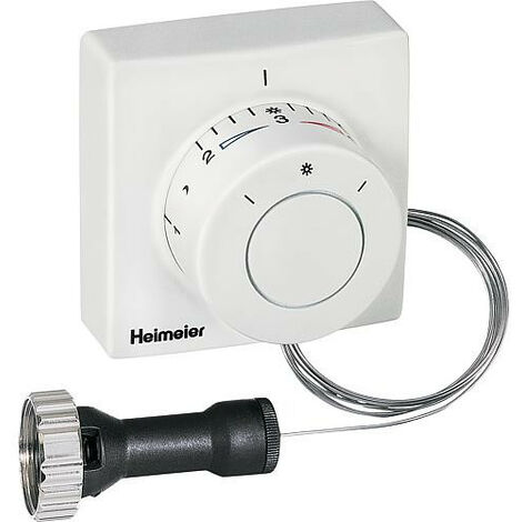 Thermostat IMI Heimeier pour maison avec réglage à distance, capteur intégré, tube capillaire 2 mètres