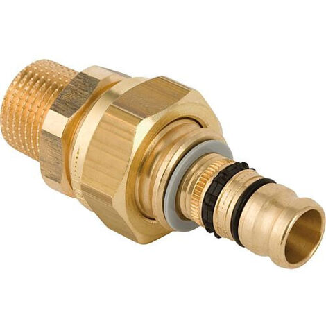 Raccord transition Mepla avec filetage male Rg d16-R 1/2, contour G (1/2)