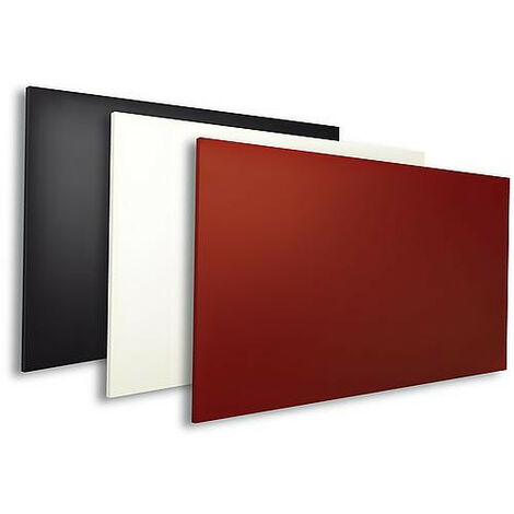 Radiateur infrarouge noir 400W, montage mural et plafond 587x587x45mm -  Banyo