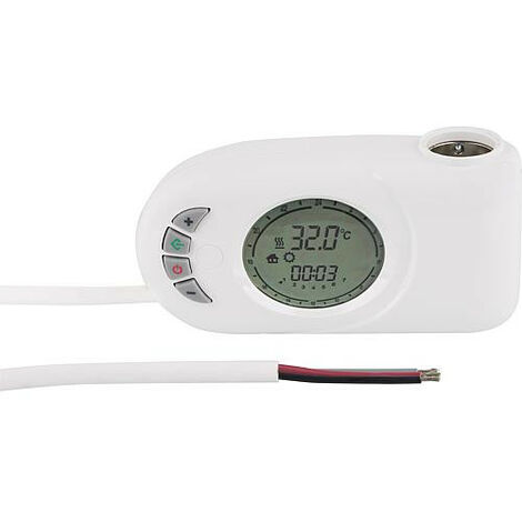 Banyo – Thermostat d'ambiance électrique 230V – Régulation T°C 7-32°C – Protection IP44 – Puissance max 2000W – Télécommande en option