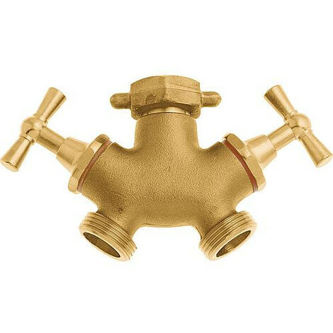 GEKA plus vanne a deux voies fem G3/4" - 2x mal G3/4", MS