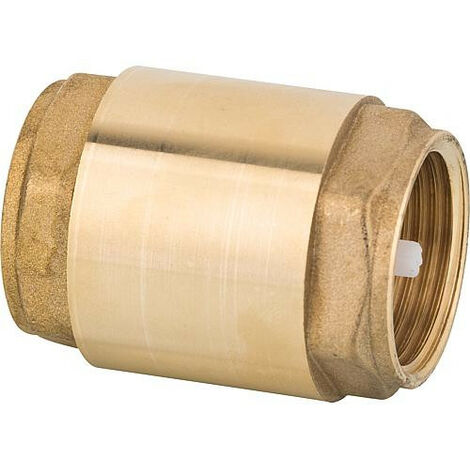 Soupape de retenue en laiton filetage femelle bilateral 3/8" (1/2)