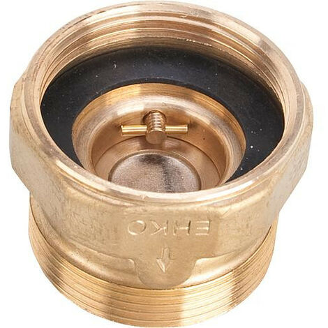 Banyo – Clapet chauffage central DN15 (1/2') – Filetage plomberie DN25 (1') mâle/femelle – Corps en laiton pour circulation fluide efficace