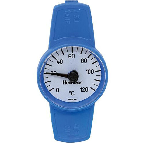 Thermomètre bleu pour vanne Globo pour rééquiper adapté à DN40-50 (1/2)
