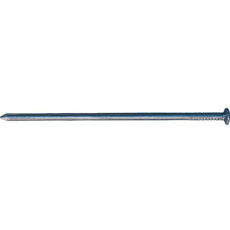 Pointe DIN 1151 rond, blanc, tete conique canelee Dim.: 4,2/120, Emballage 5 kg (1/2)