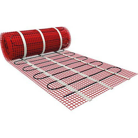 Matelas chauffant pour montage sur colle a carrelage, 14,0x0,5m 7,0m² 1050W (1/5)