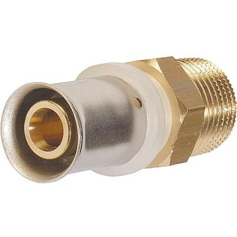 Raccord à sertir p. multicouche Contour TH, raccord fileté mâle 40x3,5mm-1"" (1/4)