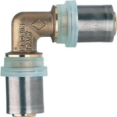 EVENES raccord a sertir multicouche accouplement coude 90°, 40 x 3,5mm,contour TH (1/4)