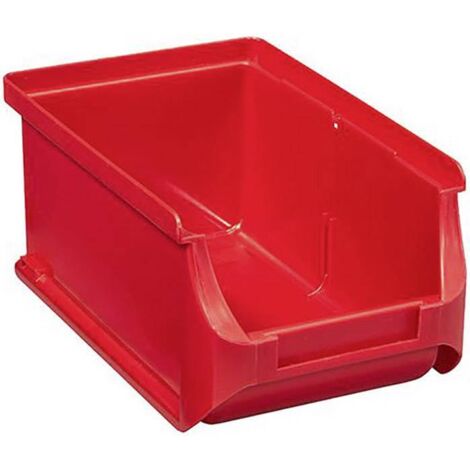 Bac de rangement rouge 102x160x75 mm – Polypropylène résistant aux résines et graisses – Qualité industrielle – ProfiPlus Box 2 – Allit