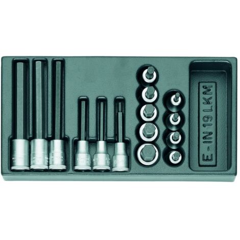 Jeu d'embouts de tournevis GEDORE 15 pieces 1/2" en module plastique ABS (1/5)