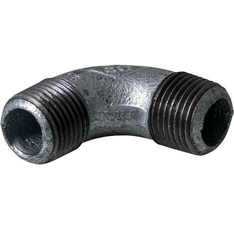 Raccord en fonte malleable galva Nr.94 Coude male/male 90° diam. 1/2" (1/3)