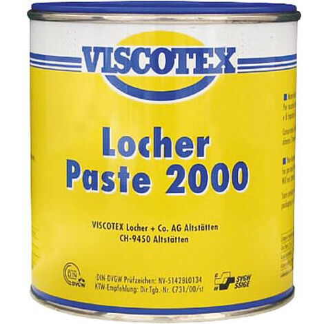 Pate-perforateur 2000/950g boite Pate d'etancheite pour gaz/eau DVGW l'utilisation avec chanvre (1/4)