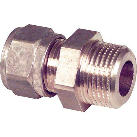 Bague de serrage a vis en laiton Raccord a vis cylindrique 10x1/4" WG809 " (1/2)