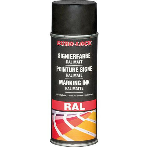 Spray couleur RAL 9005 noir profond mat, 400 ml (1/5)