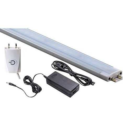 kit Lampes LED encastre 1000mm, 15W, blanc Mecano 26504