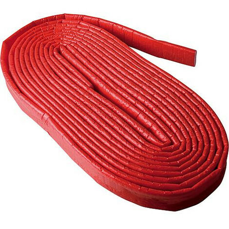 Gaine protection 12/15 mm epaisseur d'isolation 4 mm Tuyau 10m, rouge