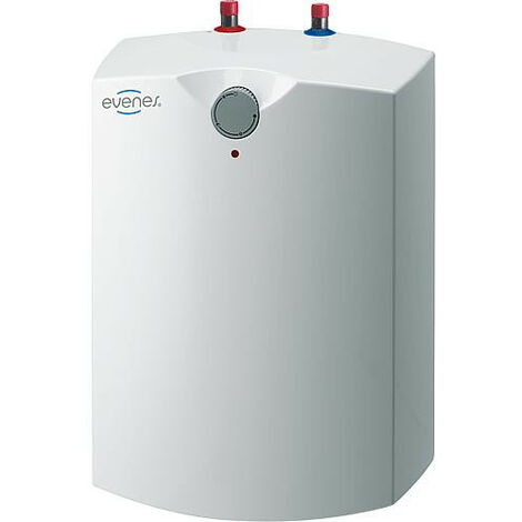 Accumulateur d´eau chaude resistant a la pression type GT 15 O EVENES 15 L sur evier, electrique